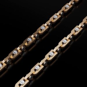 Золотий ланцюг із болтами (1805578441)