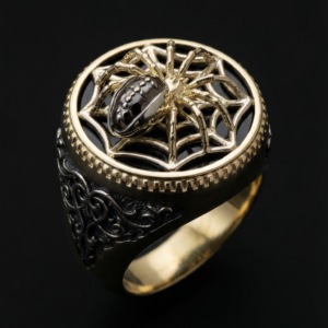 Перстінь золотий павук (1988015457)