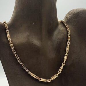 Золотая цепочка Якорь комбинированный 1+1 (1326602173)