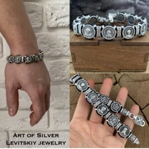 Православний браслет «10 Заповідів» з ликами святих (1303340079)