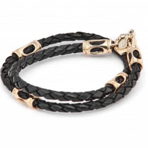 Шнурок с золотыми вставками (1989628357)