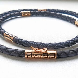 Шнурок с золотыми вставками (1989630083)