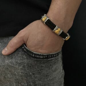 Срібний православний браслет з молитвою Отче Наш (2018487546)