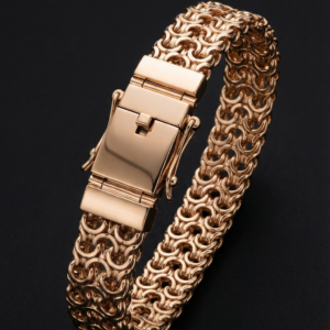 Золотий браслет подвійний кардинал (1742104470)