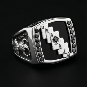 Перстінь золотий покер (1985040631)