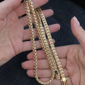 Золотий ланцюжок Кардинал ручної роботи Вага 60.84