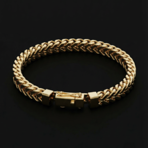 Золотий браслет подвійний панцир (1742119305)