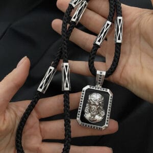 Золотий православный комплект. підвіс Ісус Христос