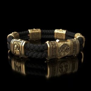 Православний браслет  із жовтого золота