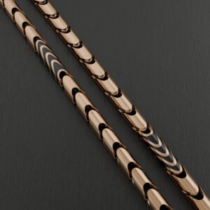 Золотая цепочка с ченой эмелью