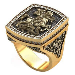 Перстень "Георгій та Змій"