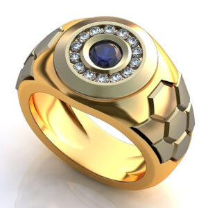 Перстень "Захист" із сапфіром