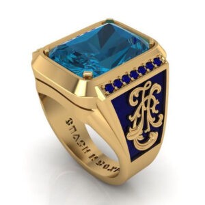 Перстень "Микола Чудотворець" з ініціалами