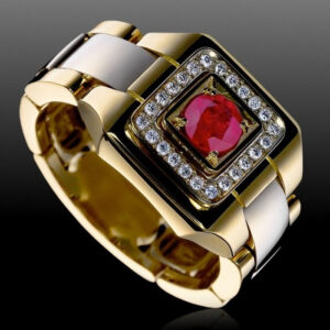 Перстень "Ролекс" із кристалами swarovski