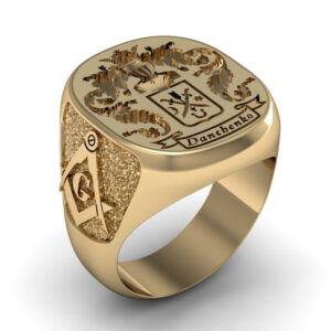 Перстень "Гербовий орамент"