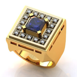 Перстень "Основа" з діамантами