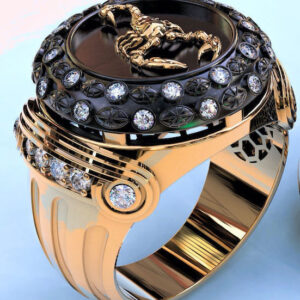 Перстень "Скорпіон - символ благородства"