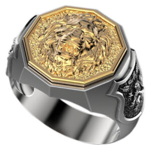 Перстінь "Оскал лева" (Лев)