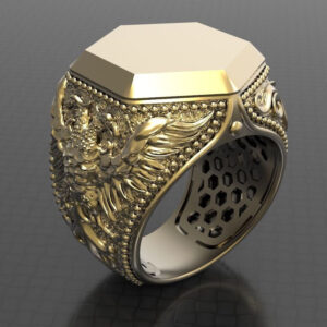 Перстень "Орли - герб" під ініціали чи монограму