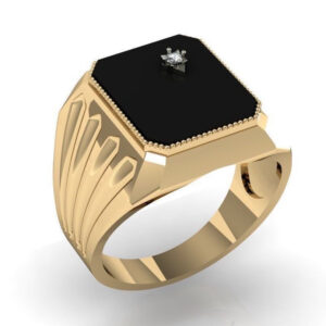 Перстень "Цілеспрямованість" з діамантом