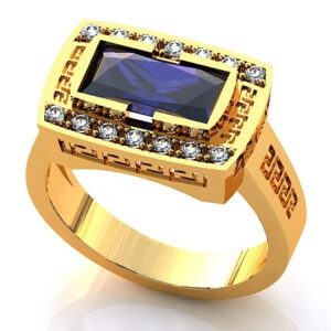 Перстень "Переможець" з топазом