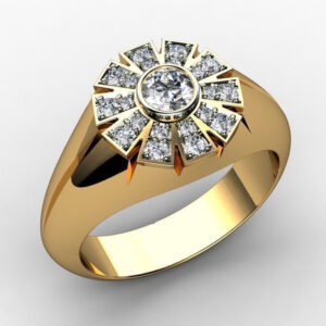 Перстень у ретро стилі "Alioth"