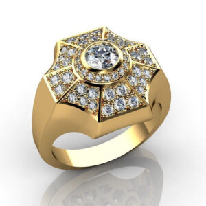 Перстень із золота "Протока"