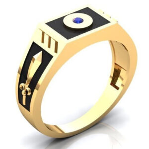 Перстень "Троя" із сапфіром
