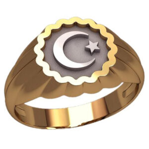 Перстень "Півмісяць із зіркою"