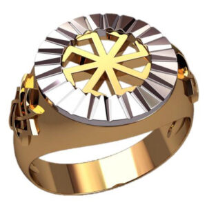 Перстень "Колядник" із золота