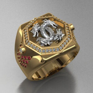 Перстень "Переплетення драконів"