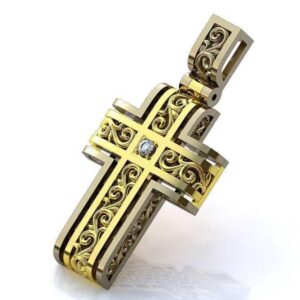 Золотий православний хрест Світобудова