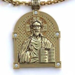 Золота ладанка Ісус Хрестнчоризм