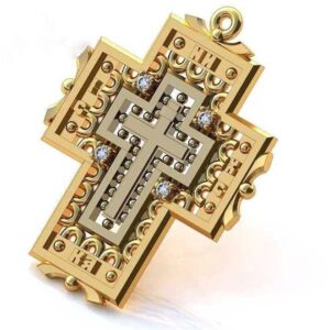 Золотий хрест безхмарне небо