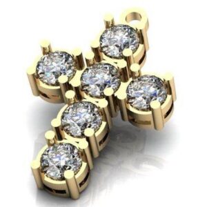 Золотий православний хрест Ісус рятівник