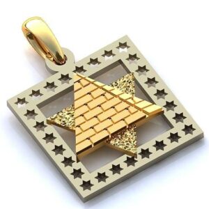 Золота підвіска Зірка Давида