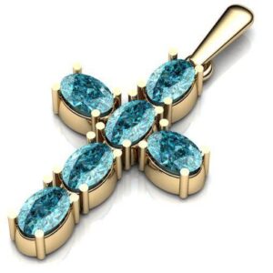 Золотий православний хрест Ісус рятівник