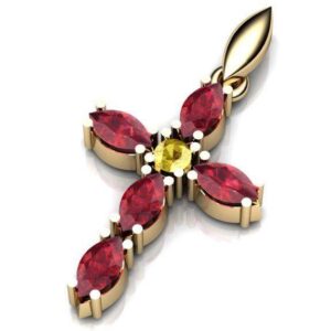 Золотий православний хрест Ісус рятівник