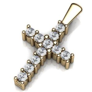 Золотий православний хрест Ісус рятівник