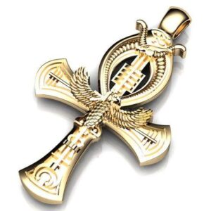 Золотий православний хрест Ісус рятівник