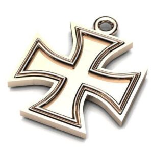 Золотий православний хрест Ісус рятівник