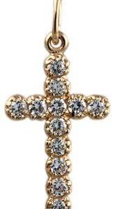 Золотий православний хрест Ісус рятівник