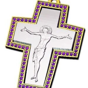 Золотий православний хрест Ісус рятівник