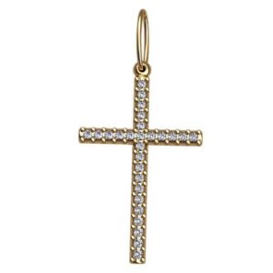 Золотий православний хрест Ісус рятівник
