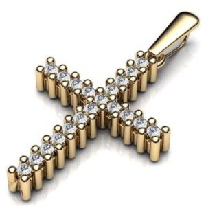 Золотий православний хрест Ісус рятівник