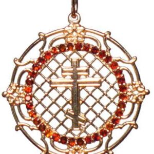 Золота підвіска православна