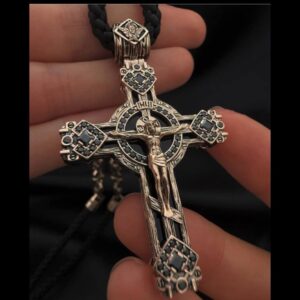 Золотий православний хрест. Арт. 01126