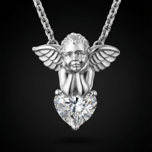 Золотий підвіс  з діамантом