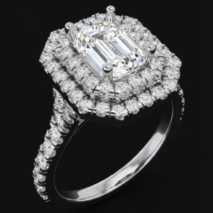 Золотий перстень  з діамантами