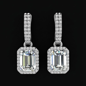 Золоті сережки   з діамантами